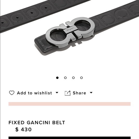 Salvatore Ferragamo Accessories - AUTHENTIC FERRAGAMO FIXED GANCINI BELT